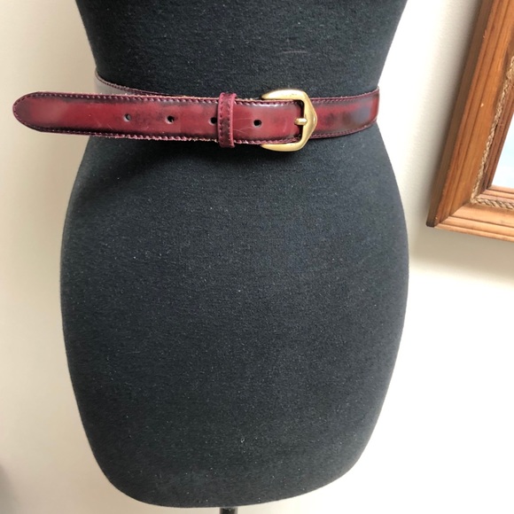 🌿HP!🌿 Christian Dior Red / Black Leather Belt - Picture 8 of 8